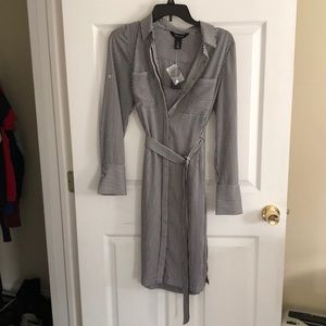 WhiteHouse BlackMarket Convertible Shirtdress